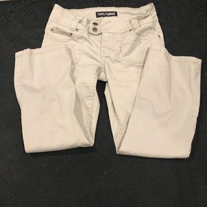 2/$45-Primadonna off white jeans.  Size 3.
